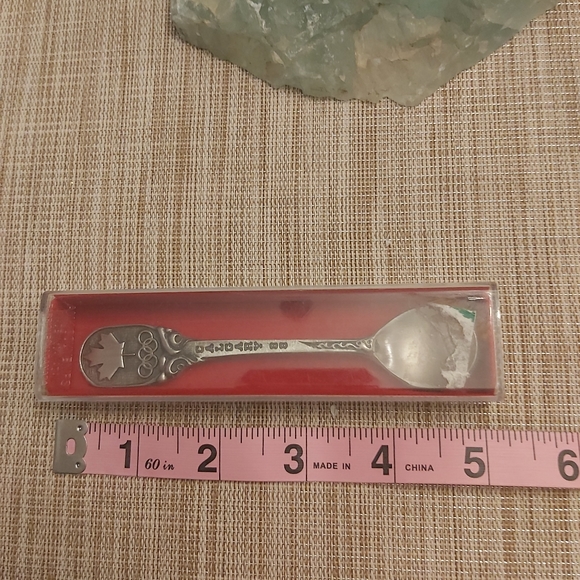 Vintage 1988 Olympics Calgary 88 pewter souvenir spoon - Picture 6 of 6